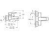 Смеситель для ванны Vitra Root Square A4273736EXP