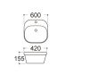 Раковина Aquatek Амадео 50см AQ5042-00