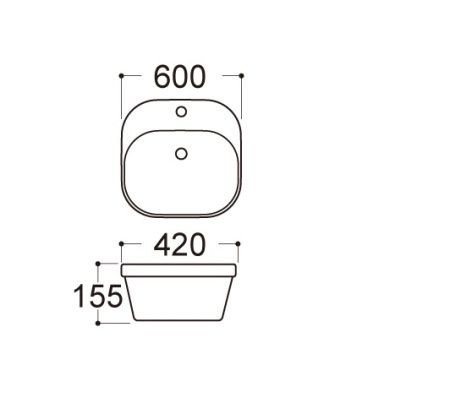 Раковина Aquatek Амадео 50см AQ5042-00