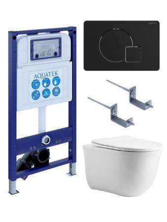 Инсталляция Aquatek с унитазом Aquatek Классик SET AQUATEK КЛАССИК cm-069 4в1