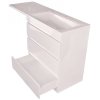 Тумба Style Line Даллас 150 (R) с раковиной Estet СС-00002305+СС-00002301
