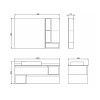 Тумба Comforty Прага-120 00-00013221CF со столешницей и раковиной Comforty-78189