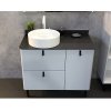 Тумба с раковиной Comforty Сорренто 90Н светло серый