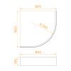 Панель для душевого поддона RGW Style PL 80x80