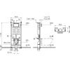 Инсталляция для унитаза Vitra Rapid 700-1873 кнопка хром