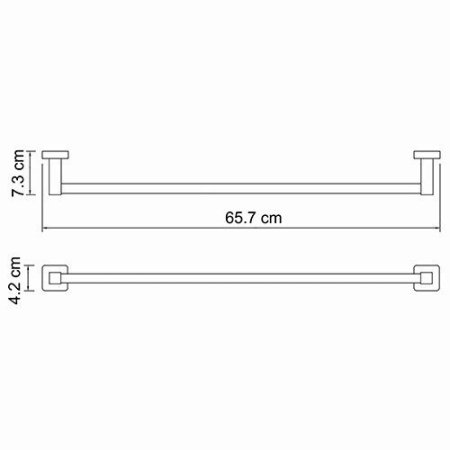 Полотенцедержатель WasserKRAFT Lippe K-6530