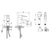 Смеситель для раковины Lemark Atlantiss LM3216C