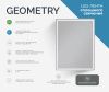 Шкаф-зеркало Vigo Geometry 60см с LED подсветкой