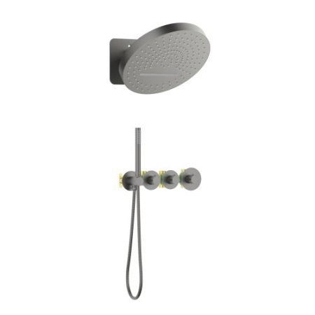 Душевая система Timo Saona черное золото SX-2329/18SM