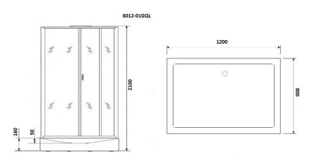 Душевая кабина Niagara NG-6012-01QL