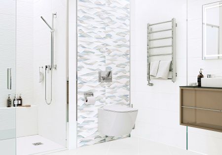 Плитка настенная New Trend Manhattan White 24.9x50 глянцевая WT9MAN00