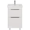 Тумба с раковиной Dreja Prime 60 99.9300 белый глянец