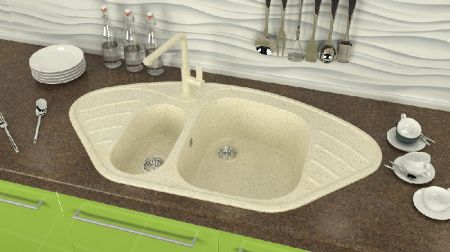Мойка кухонная Marrbaxx 94.5 темно-серый 6032-23