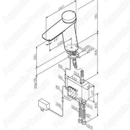 Смеситель для раковины Am.Pm Inspire 2.0 F50A02400