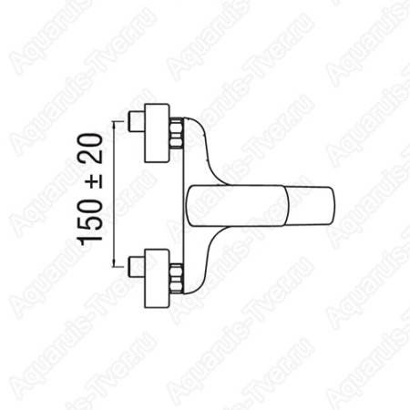 Смеситель Nobili Acquaviva для ванны VV103110/1WM