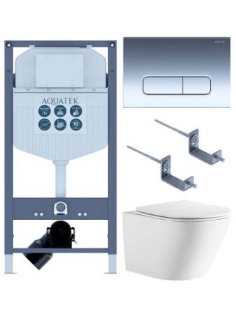 Инсталляция Aquatek с унитазом Aquatek Либерти SET AQUATEK ЛИБЕРТИ-016 INS-23
