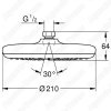Верхний душ Grohe Tempesta d21см 26410000