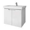Тумба с раковиной Dreja Q Plus (D) 70 99.1005 белый глянец