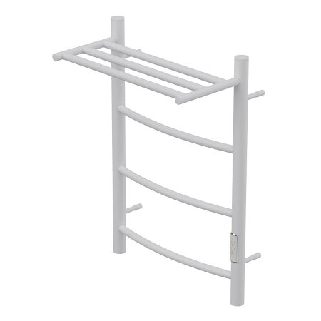 Полотенцесушитель электрический Point Афина PN04846PW 60x43 с полкой (белый)