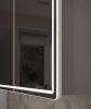 Шкаф-зеркало Vigo Geometry 80см с LED подсветкой