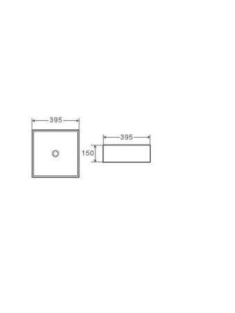 Раковина WeltWasser Elbach 20755 MB 39,5см 10000005793