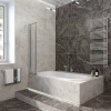 Шторка для ванны Veconi Palau PL-73R 120см PL73R-120-01-19C4