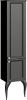 Пенал Aqwella La Donna 42см черный матовый LAD0504BLK