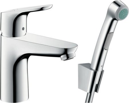 Смеситель Hansgrohe Focus для раковины с гигиеническим душем