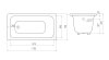 Чугунная ванна Goldman Comfort 170x75 CF17075
