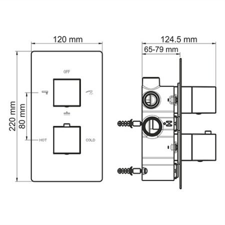 Смеситель WasserKRAFT АIme 1544 Thermo