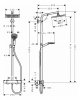 Душевая система Hansgrohe Crometta E 240 Showerpipe 27271000