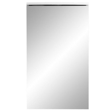 Шкаф-зеркало Stella Polar Альда 40см белый глянец
