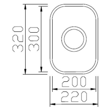 Мойка кухонная Seaman Eco Wien 22x32 SWU-2232.A