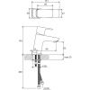 Смеситель для раковины  Ravak 10° X070148