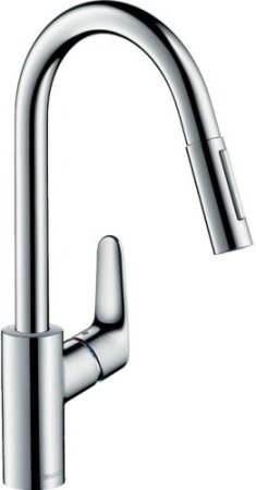 Смеситель Hansgrohe Focus для кухни с выдвижной лейкой