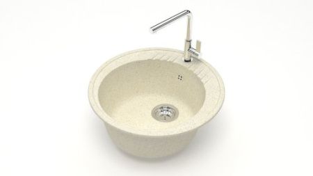 Мойка кухонная Marrbaxx 51.5 бежевый 1026-6