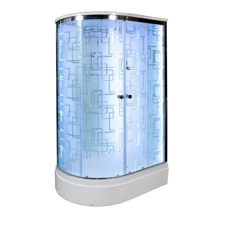 Душевая кабина DTO EM2712R LED 120х80 (R)