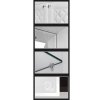Шкаф-зеркало Style Line Канна 90см белый глянец