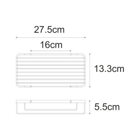 Полка WasserKRAFT K-722W