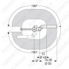 Сифон для ванны Geberit стандартный (хром)
