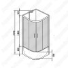 Душевая кабина WeltWasser Halle 801 80х80