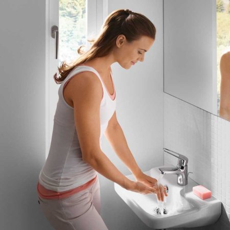 Смеситель Hansgrohe Novus Loop для раковины с донным клапаном 71080000