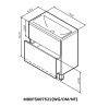 Тумба с раковиной Am.Pm Gem 75 белый M90FSX07522WG32
