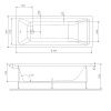 Каркас для ванны Am.Pm Gem 170х70 см W93A-170-070W-R