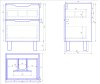Тумба с раковиной Dreja Eco Q Plus 60 99.0004 белый глянец