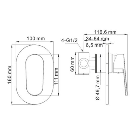 Смеситель WasserKRAFT Donau 5351