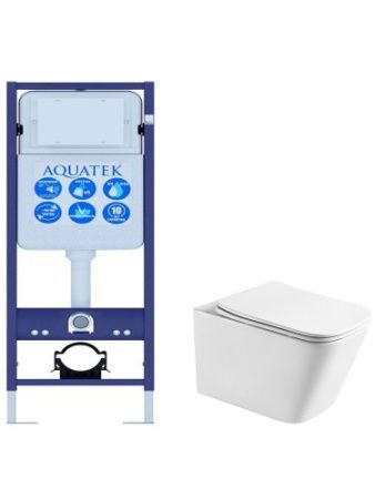 Инсталляция Aquatek с унитазом Aquatek Либра SET AQUATEK ЛИБРА T-INS17