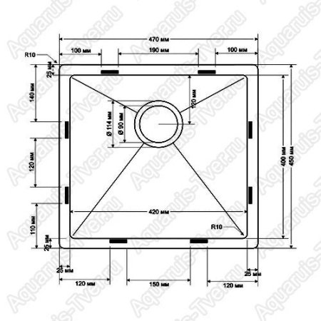 Мойка Seaman Eco Bremen SBO-4745