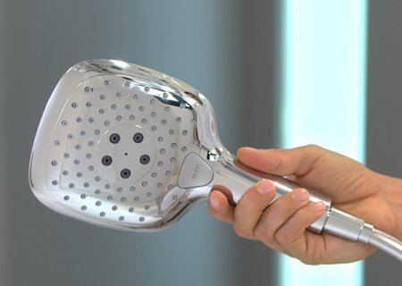 Лейка для душа Hansgrohe Raindance Select Е 150 3 режима (бел/хром)