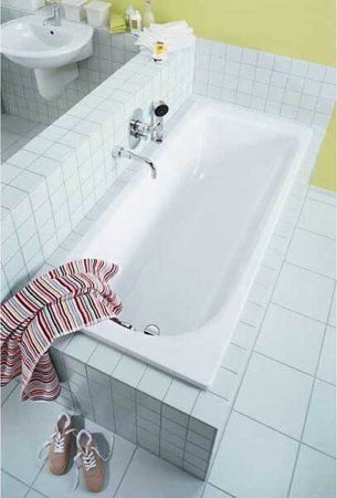 Стальная ванна Kaldewei Saniform Plus 170x75 с покрытием anti-slip+easy-clean